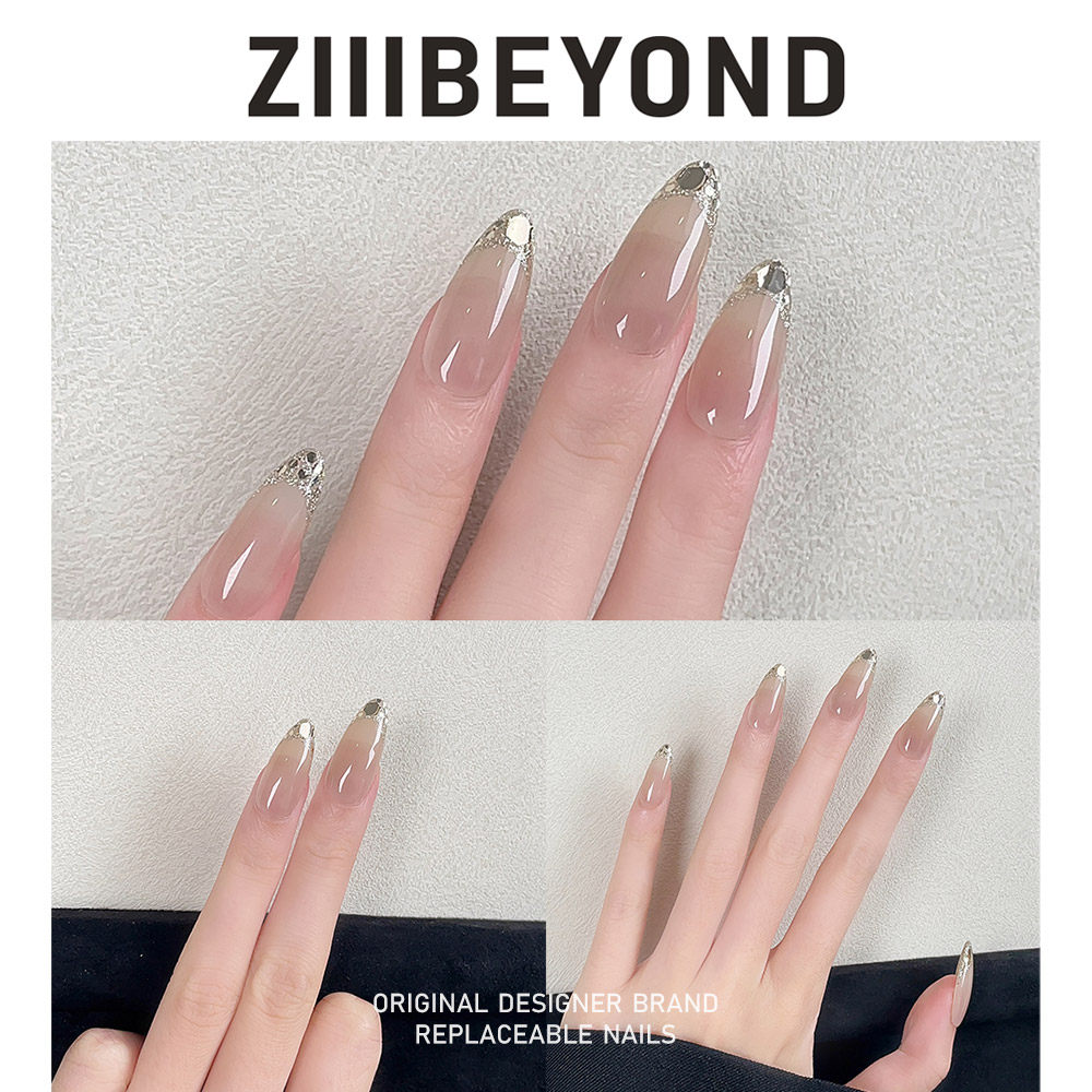 中杏仁纯手工法式美甲再变雅香