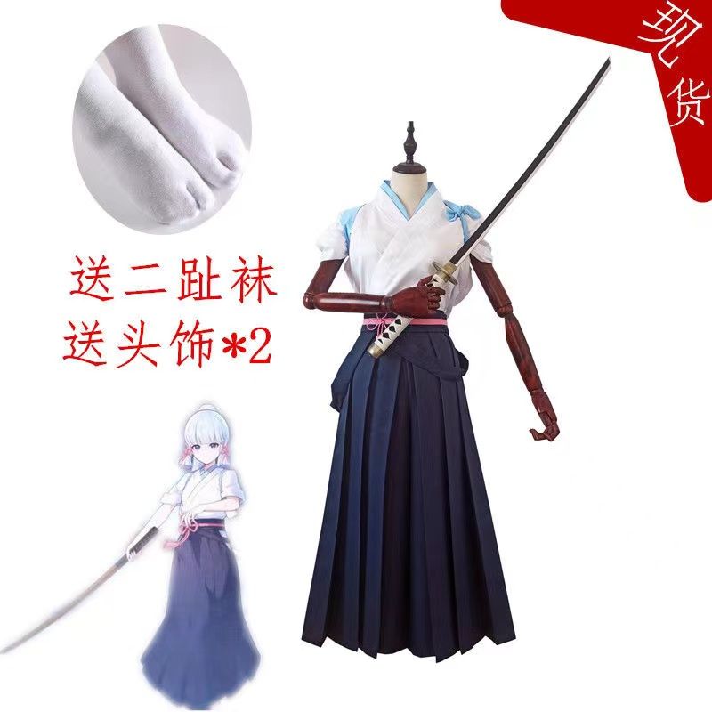 原神神里绫华和服cos人剑