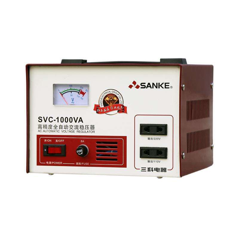 三科SVC-1000VA 1000W电脑冰箱安保监控设备稳压器220V