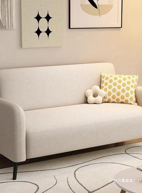 沙发出租房屋卧室服装店简易公寓客厅网红双人三人布艺小户型沙发
