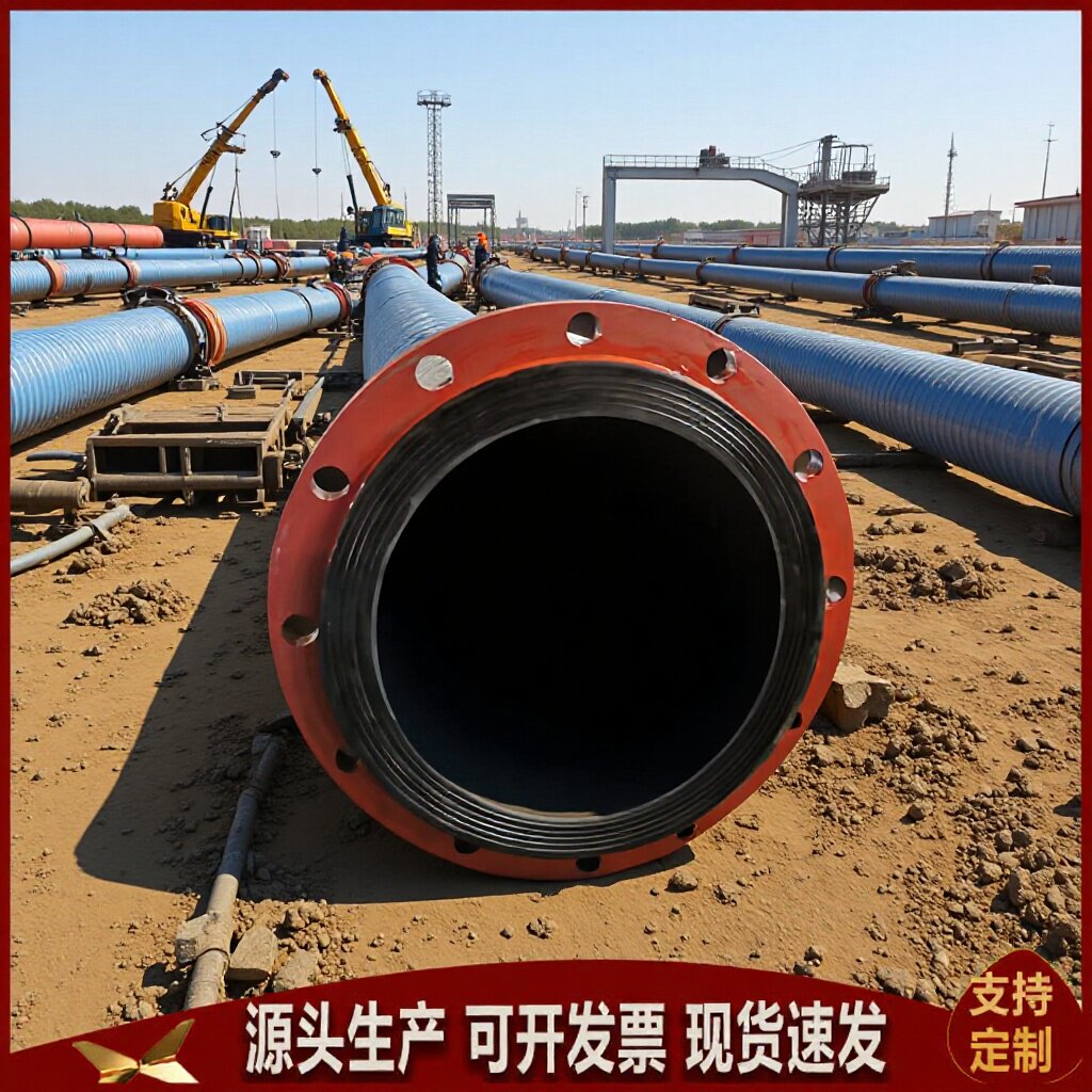 内衬钢丝吸排水胶管物料输送低价离心泵连接大口径高压液压管