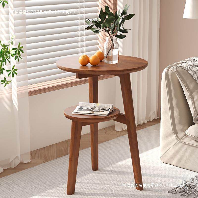 小桌子小茶几沙发边柜实木小圆桌边几可移动客厅边桌阳台茶桌角几