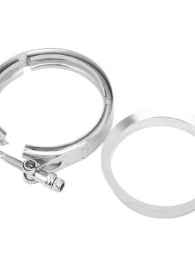 S400S400SXES475S480T4涡轮不锈钢法兰卡箍组套4寸