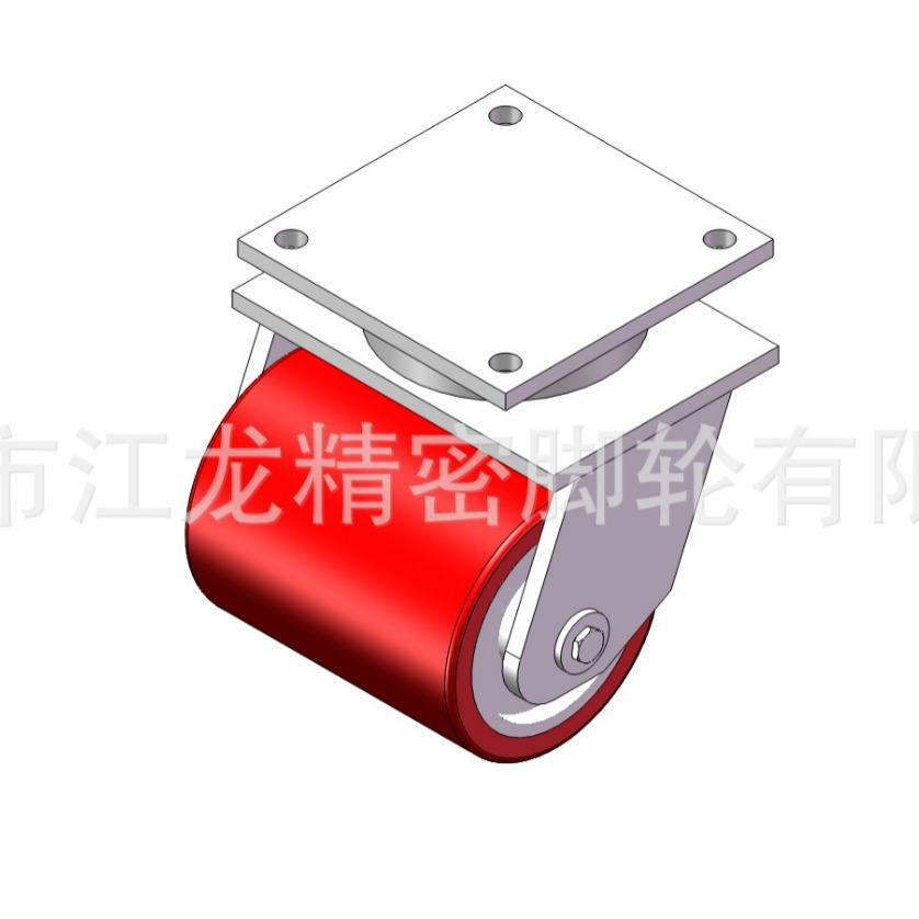 POM材质超重型脚轮3500kgs4/5/6/8寸PU聚氨酯静音机械工业脚轮