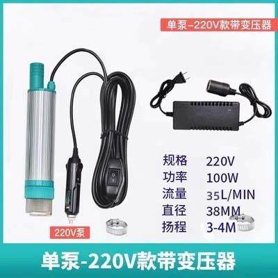 小型抽水泵机电动沉潜水泵自吸家用12v24伏220直流低压抽酒器水棒