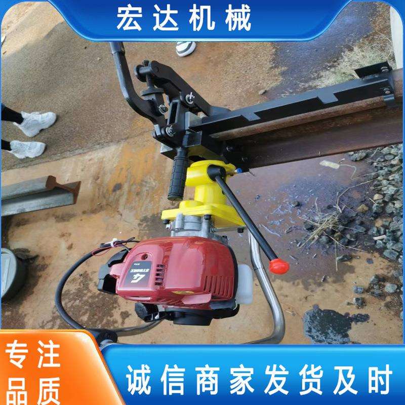矿用风动钢轨钻孔机气动轨道钻轻型钢打孔机钻眼机钢轨钻孔机