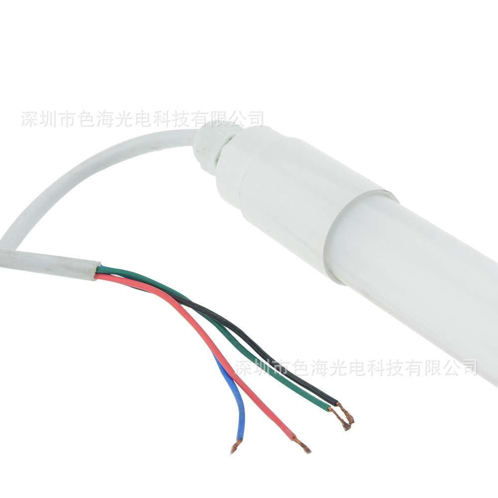 LED全彩RGB防水灯管 DM512控制 可编程t8灯管 户外艺术装饰灯管