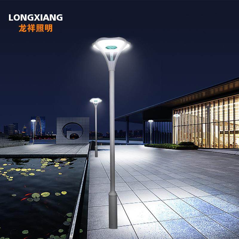 LED户外3米铁铝制小区公园别墅景观路灯太阳能庭院灯园林道路灯