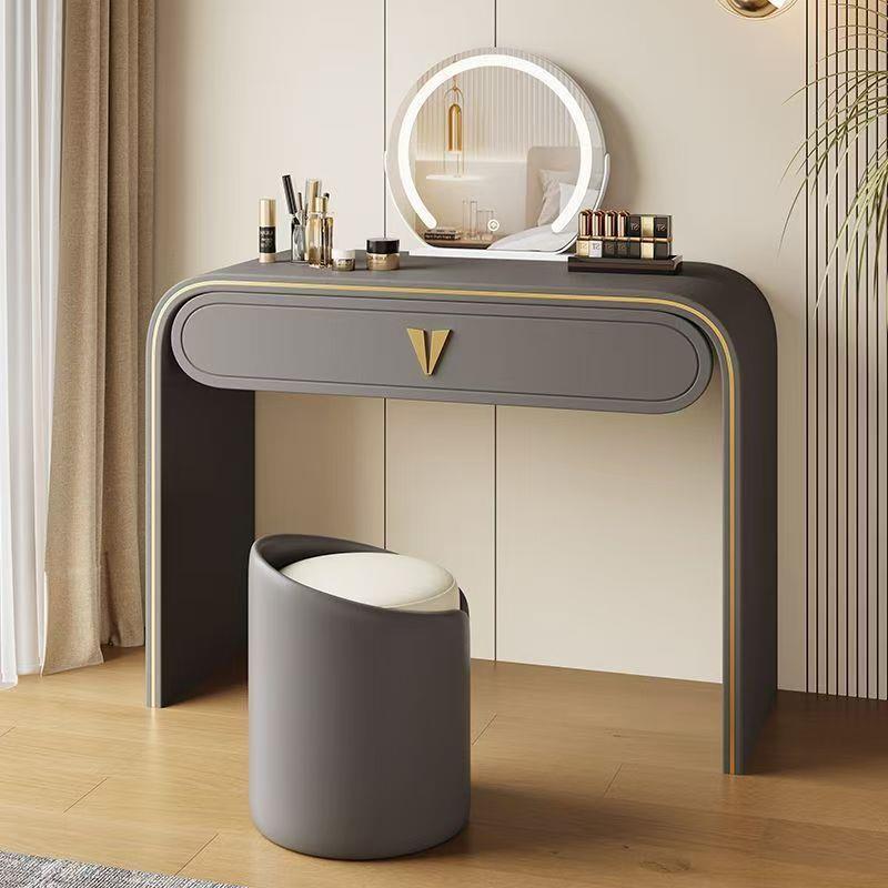 网红梳妆台多功能轻奢卧室高档简约化妆桌收纳小户型主卧化妆台
