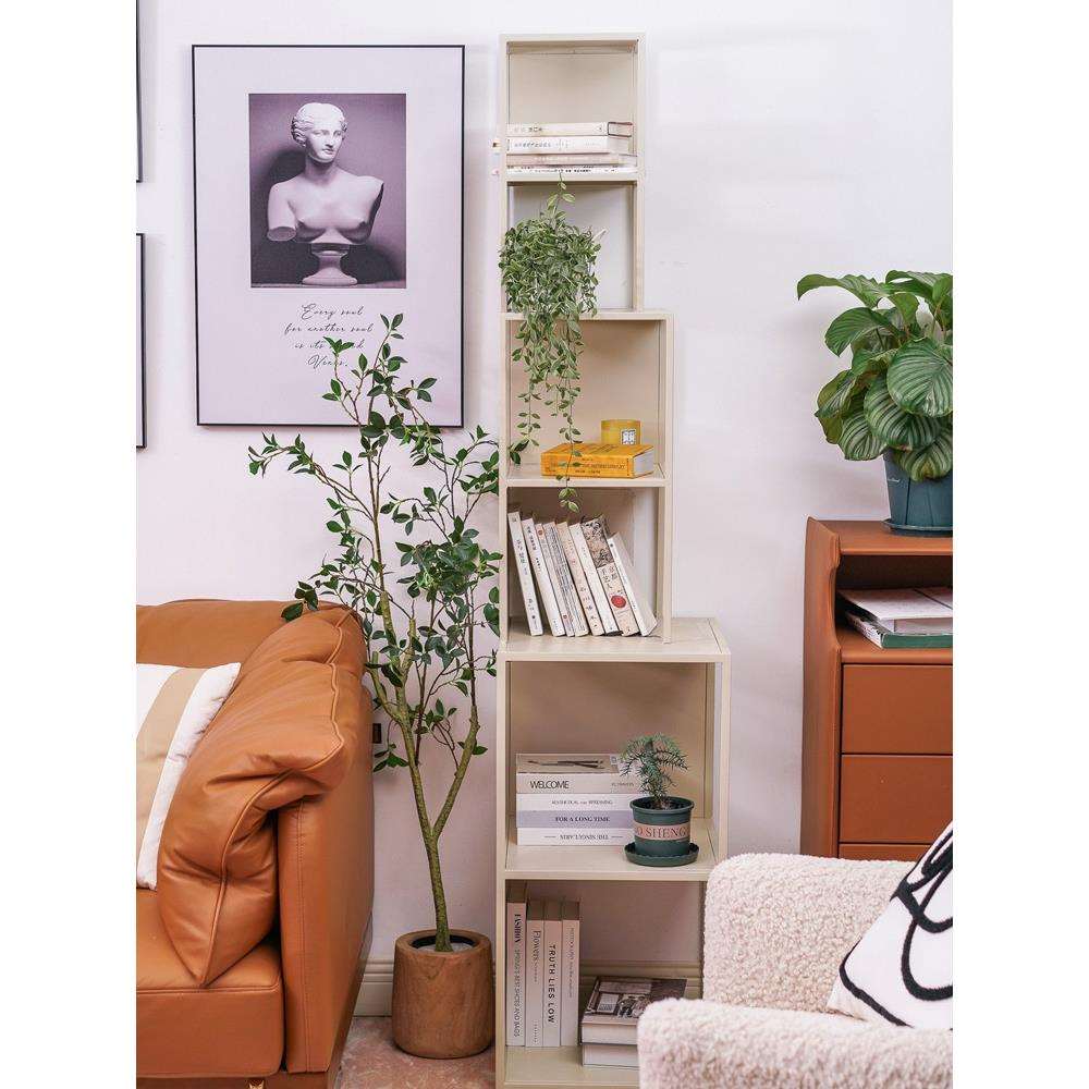 摩登BOFA摩天大厦置物架书架北欧卧室客厅转角落地收纳柜艺术感