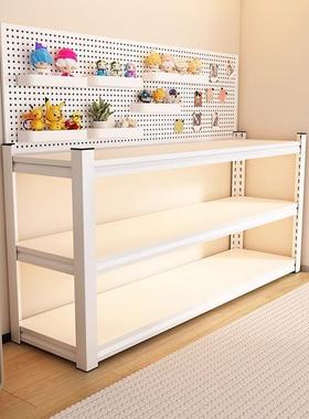 家用置物架落地式多层可移动仓储结实耐用收纳架储物铁艺架子