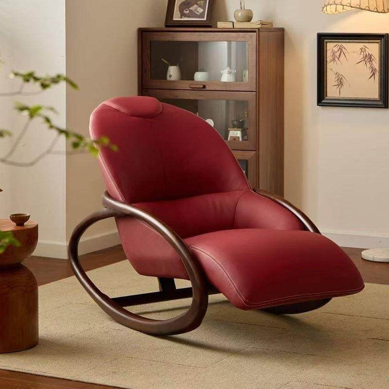 乌金客厅设计师摇摇休闲实木阳台躺椅单人真皮沙发椅懒人休闲椅,金属材料及制品,金属加工件/五金加工件,淘宝优惠券,粉丝福利购,淘宝优惠卷