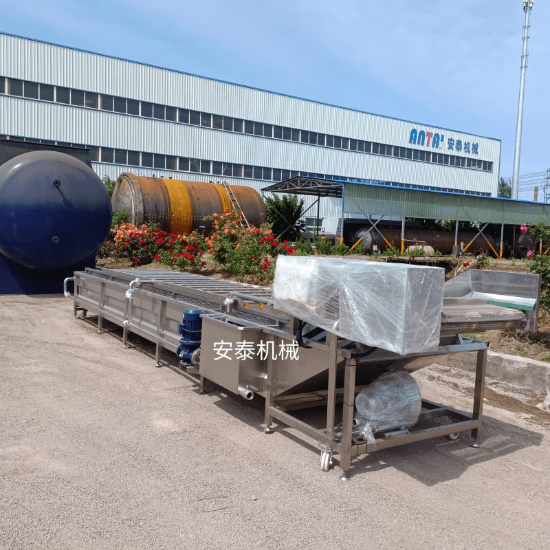 小龙虾气泡清洗机 大型香菇电加热清洗机 大姜土豆软毛刷清洗设备