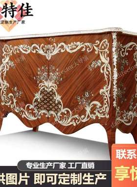 意大利欧式奢华玄关柜法式宫廷实木雕花餐边柜门厅柜别墅家具