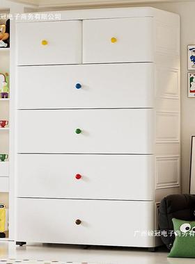 工厂直销加厚收纳柜抽屉式宝宝床头柜婴儿童衣柜多层家用客厅储物