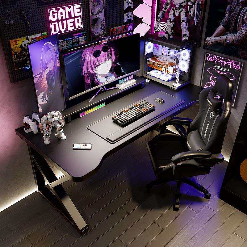 电脑桌台式家用电竞桌椅组合工作台简约办公书房书桌卧室游戏桌子,清洗/食品/商业设备,风口/风叶/风机配件,淘宝优惠券,粉丝福利购,淘宝优惠卷