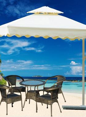 遮阳伞户外伞岗亭单边伞太阳伞户外庭院伞四方大摆摊室外伞侧立伞