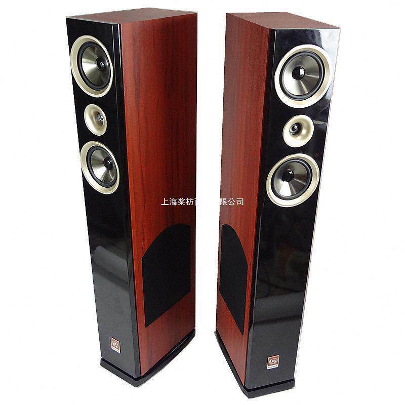 用落地家庭影院音响发烧烤漆木质套装前置8寸三分频无源音箱