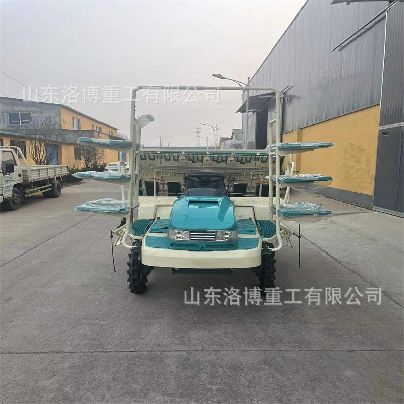 新款水稻插秧机农作物秧苗插播机农用四行六行水稻种植插秧机