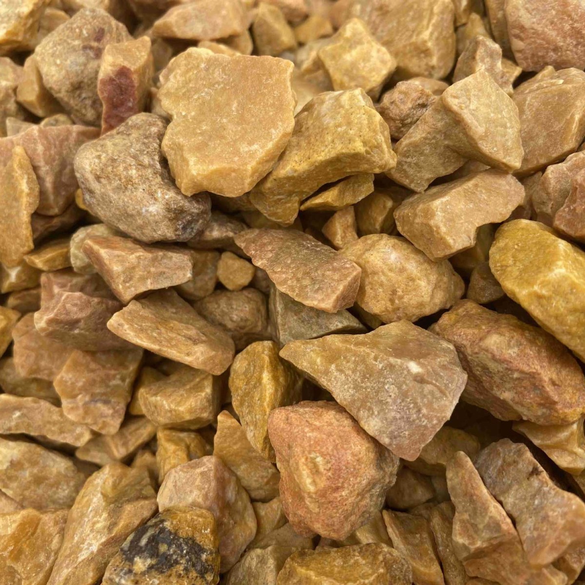 深圳供应天然黄色砾石碎石子水磨石透水地坪园林铺路黄色砾石碎石