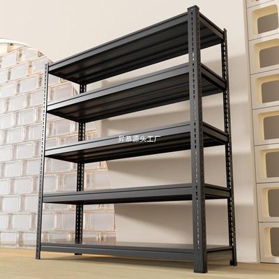 钢制货架承重置物架家用多层落地仓库储物架超市展示架铁架子