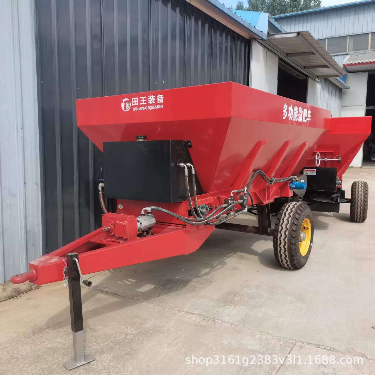 农用大型撒粪车8方撒肥车多少钱 多功能农用牵引式撒肥车 2FGH-8J