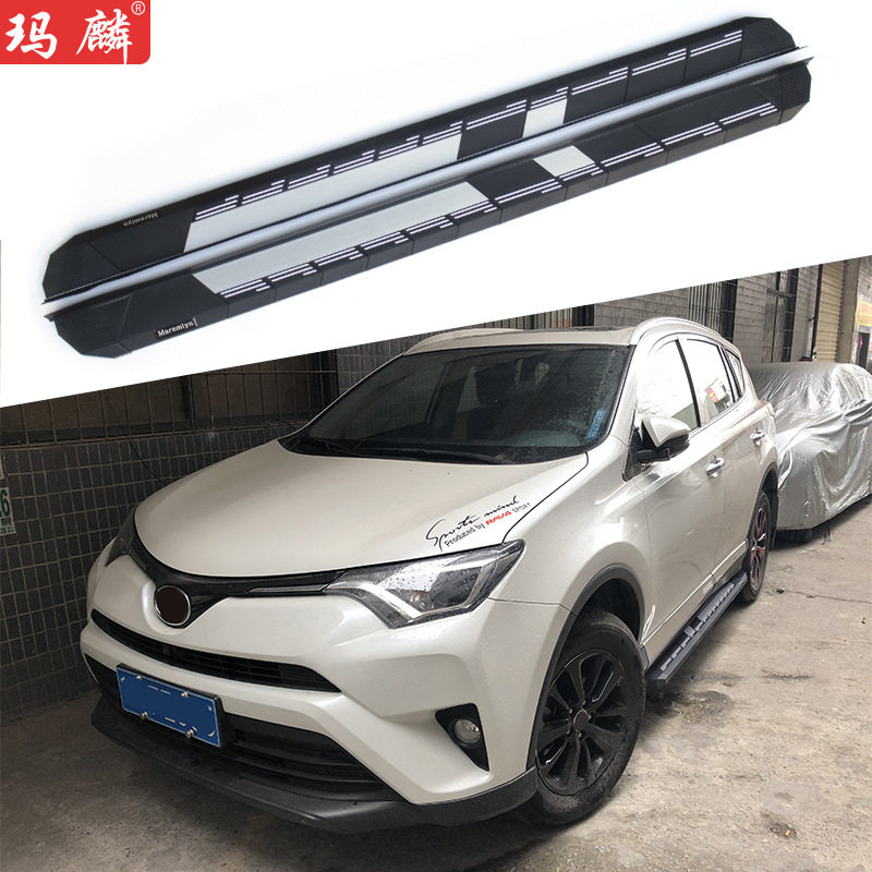 工厂直销 适用于丰田RAV4改装侧踏板2014-19款原厂荣放两侧脚踏板