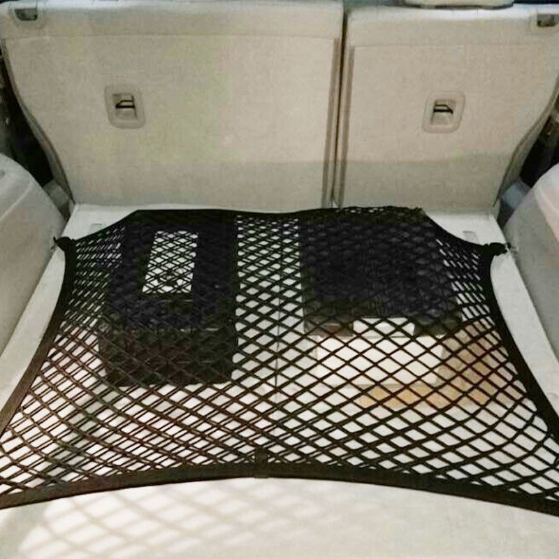 适用于大众途观X后备箱网兜 储物置物袋车O内网兜行李固定弹力网