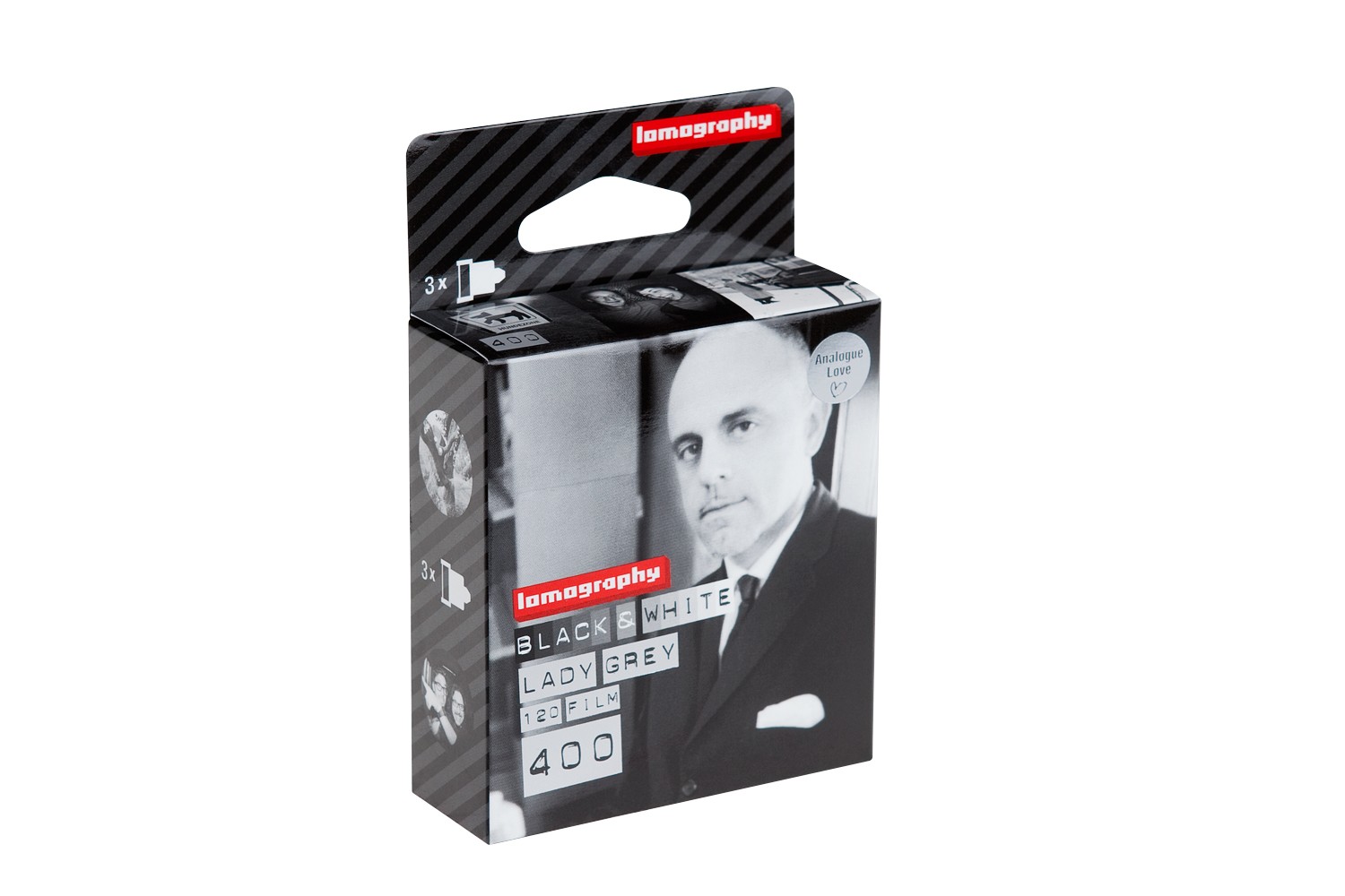 LOMO胶卷lomo原产黑白负片120胶卷EarlGrey/LadyGrey isoX100/400