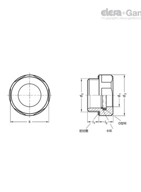 Elesa+Gganter伊莉莎冈特  GN 743.6 ATEX 观察镜