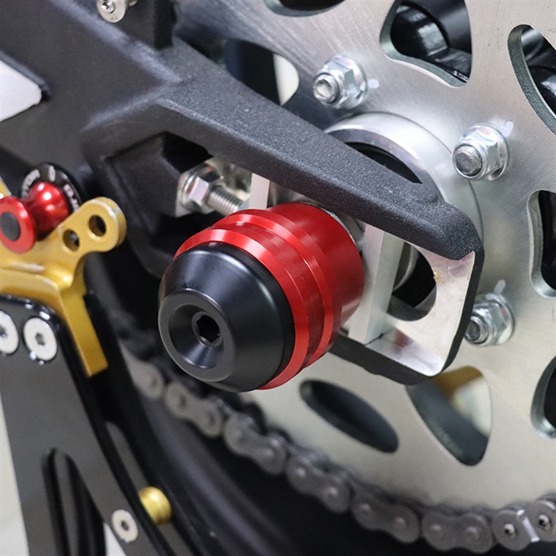 适用QJ钱江赛600SRK追600改装前后轮防摔胶球黄龙600Z防摔棒配件