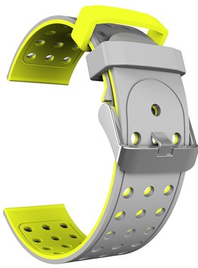 22MM Universal Watch Strap Silicone Double coloTr Watchband