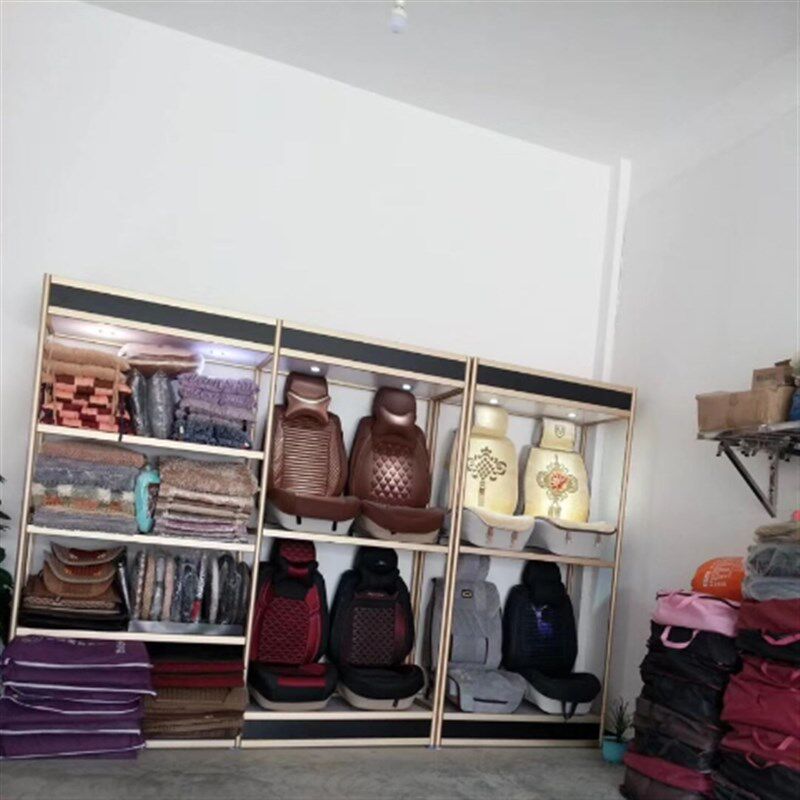 精品汽车用品4s美容店展示货架 脚垫坐垫 把R套座套座椅模型展柜