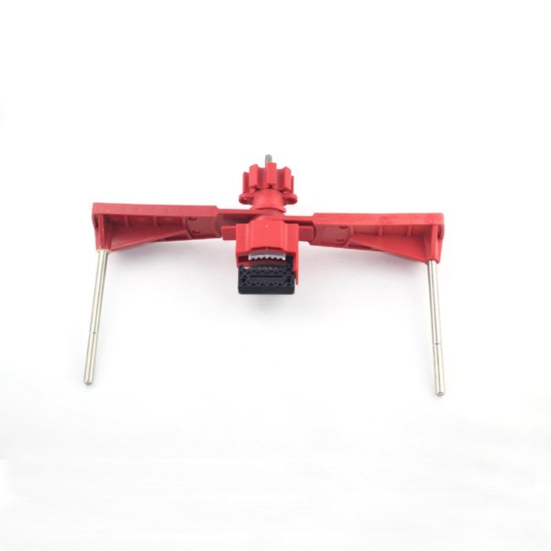 万用门阀锁具/泛用阀门锁/双挡臂D球阀锁/旋转开关锁具66321