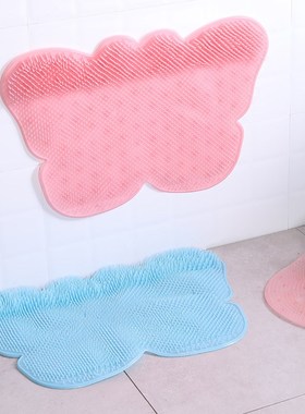 Bathroom Mat jSet  Rugs Soft Silicone Lazy Foot Washing Arti