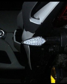 隆鑫劲隆LX150-56 GP150自由舰左右前后转向灯 LEDZ转弯灯总成