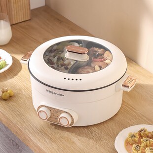 德国品质 鸳鸯锅家用电火锅多功能电煮锅一N体式双控电锅大功率电