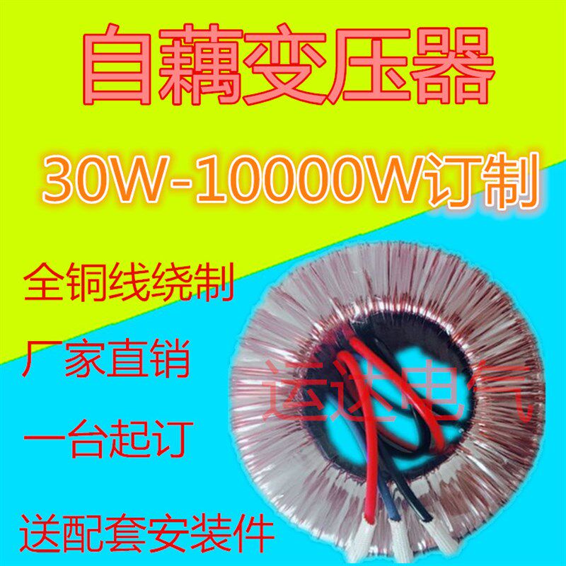 1300W(VA)0V-110V-220V自耦变压器0V1I10V220V铜线380V转220V