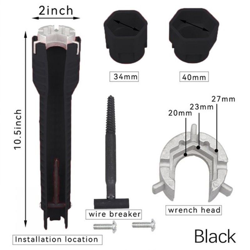 8 In 1 Flume Wrench Faucet And SinFk Installer Spanner Doubl