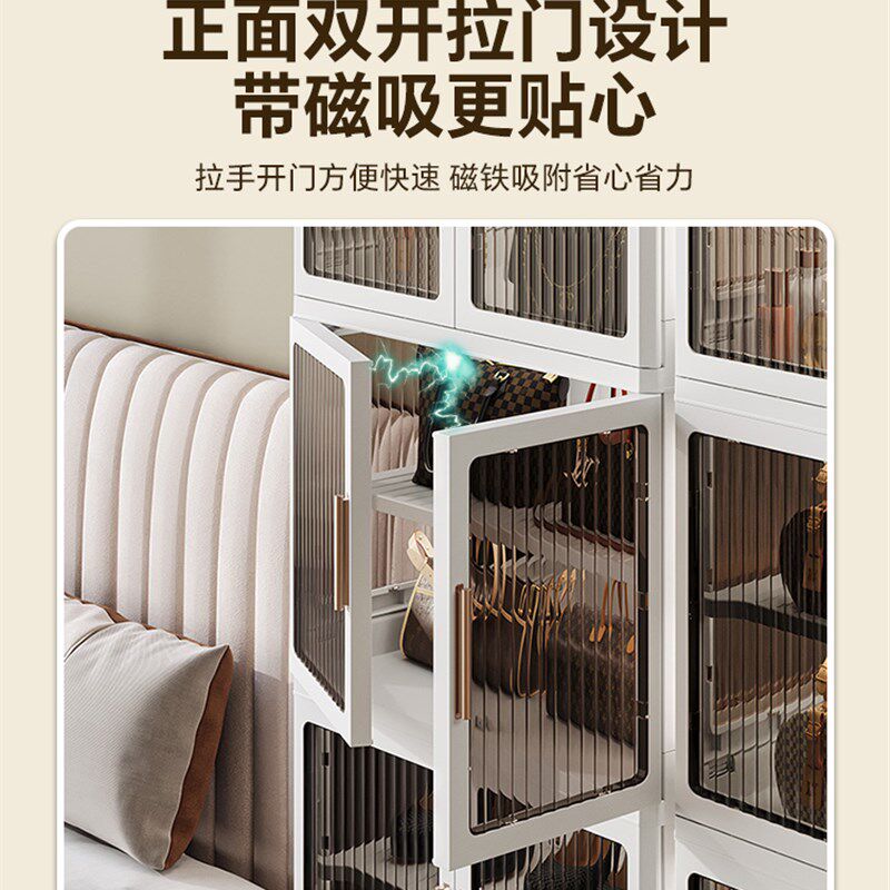 加厚鞋盒收纳盒i透明鞋柜鞋子收纳神器空间网红靴厨房清洁工具套