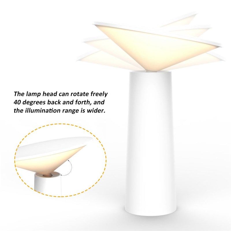 Bedroom eReading Desk Lamp Home Decor 40 Degree Rotation Dim