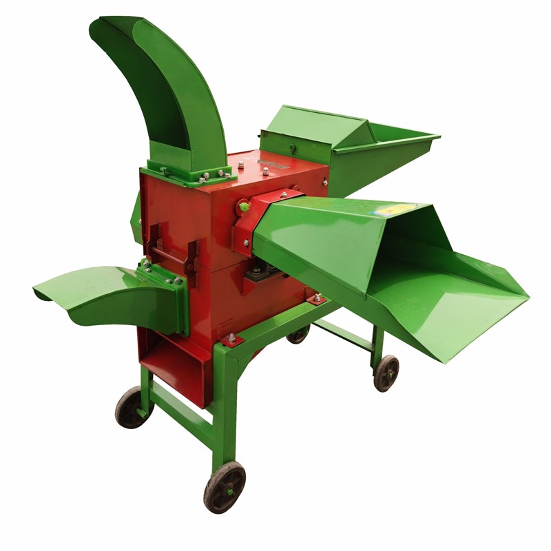 多功能铡草揉丝粉碎一体机220VC家用干湿两用饲料粉碎机碎草机切