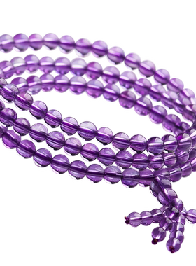 晶莱德女生天然紫水晶礼物手链