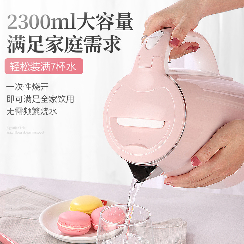 龙的 LD-SH230p1电热水壶304不锈钢热水壶大容量烧水壶家用电水壶