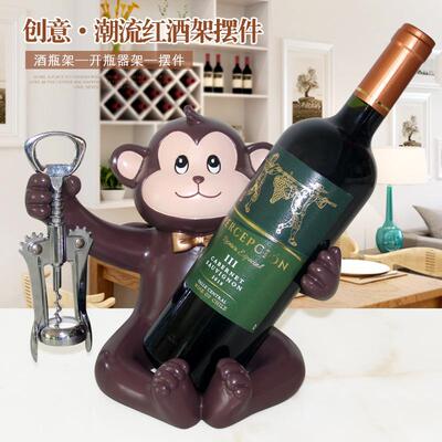 创意红酒架子斜放轻奢高档家用酒瓶架摆件现代家居客厅酒柜装饰品