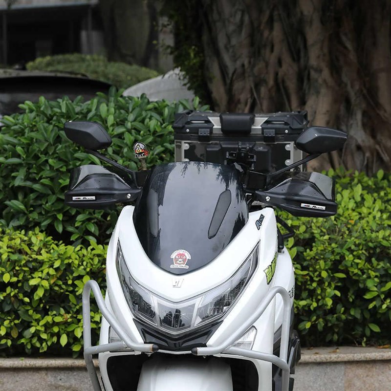 适用春风150SC新款改装件摩托护手盘手把挡风加高防摔.护手盘配件