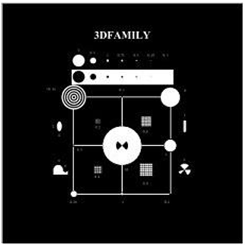 高精度(智泰)影像校正片大3DxFAMILY标准块100*100mm