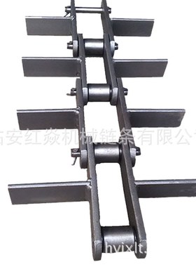 定做机械链条FiU410普通型刮板链条来样来图加工非标板式链条