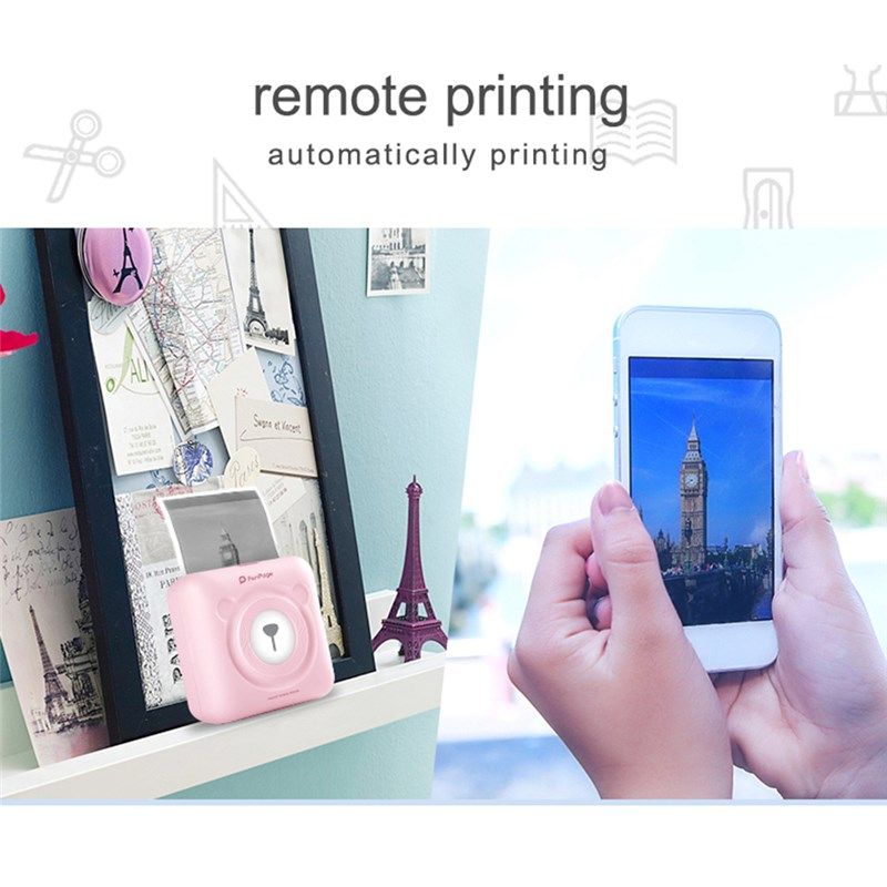 Peripage 304dpi HD Mini Pocket Photo PrinMter Bluetooth Mobi