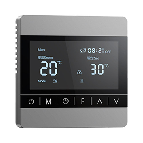 水电地暖触摸按键温控器液晶房间暖气I调温开关温度显示控制面板